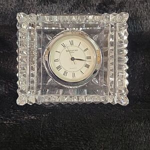 Waterford small crystal clock